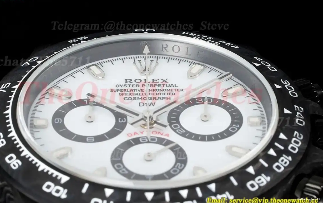DIW QF Dial NY Daytona SA4130 White 40mm Carbon 0426